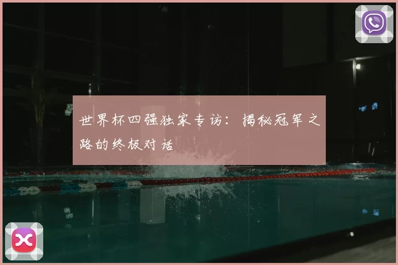 世界杯四强独家专访:揭秘冠军之路的终极对话