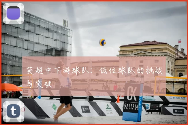 英超中下游球队:低位球队的挑战与突破